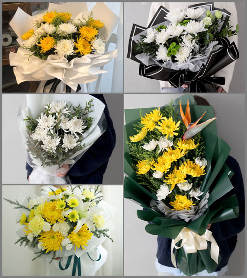 广东汕尾市陆丰市河西街道香校村白事花束代送